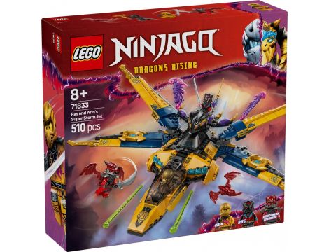 Klocki Ras I Burzowy Superodrzutowiec Arina  LEGO Ninjago 71833