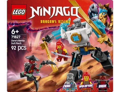 Klocki Mech W Zbroi Bojowej Zanea LEGO Ninjago 71827 - 8