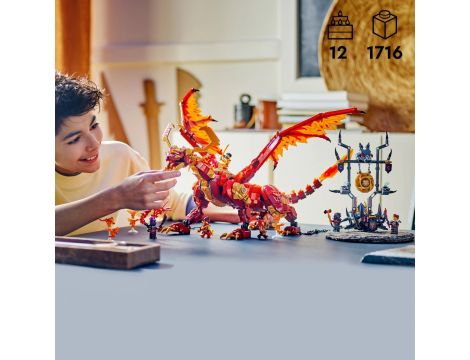 Klocki Smoczyca Żródła Ruchu LEGO Ninjago 71822 - 5