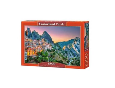 Puzzle Wschód Słońca Nad Castelmezzano Castorland 1500el