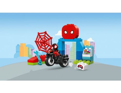 Klocki Super Heroes Motocyklowa Przygoda Spina LEGO DUPLO 10424 - 10