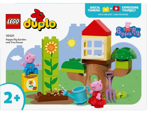 Klocki Peppa Pig Ogród I Domek Na Drzewie Peppy  LEGO DUPLO 10431 - 4