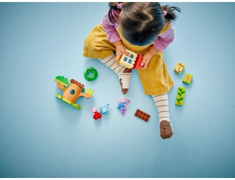 Klocki Peppa Pig Ogród I Domek Na Drzewie Peppy  LEGO DUPLO 10431 - 6